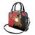 East Timor Independence Day Shoulder Handbag 49th Anniversary - Crocodile Curve Style