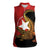 East Timor Independence Day Women Sleeveless Polo Shirt 49th Anniversary - Crocodile Curve Style - Wonder Print Shop