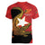 East Timor Independence Day Women V-Neck T-Shirt 49th Anniversary - Crocodile Curve Style - Wonder Print Shop