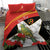 Personalised East Timor Independence Day Bedding Set Timor Pigeon Mix Hibiscus Pattern - Wonder Print Shop