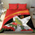 Personalised East Timor Independence Day Bedding Set Timor Pigeon Mix Hibiscus Pattern - Wonder Print Shop