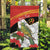 Personalised East Timor Independence Day Garden Flag Timor Pigeon Mix Hibiscus Pattern - Wonder Print Shop