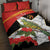 Personalised East Timor Independence Day Quilt Bed Set Timor Pigeon Mix Hibiscus Pattern - Wonder Print Shop