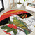 Personalised East Timor Independence Day Round Carpet Timor Pigeon Mix Hibiscus Pattern