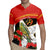 Personalised East Timor Independence Day Rugby Jersey Timor Pigeon Mix Hibiscus Pattern - Wonder Print Shop