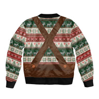 Germany Bavarian Christmas Bomber Jacket German Heritage Costume - Wonder Print Shop