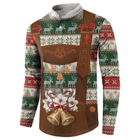 Germany Bavarian Christmas Button Sweatshirt German Heritage Costume - Wonder Print Shop