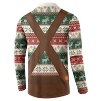 Germany Bavarian Christmas Button Sweatshirt German Heritage Costume - Wonder Print Shop