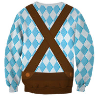 Germany Christmas Sweatshirt Bavarian Costume Style - Wonder Print Shop