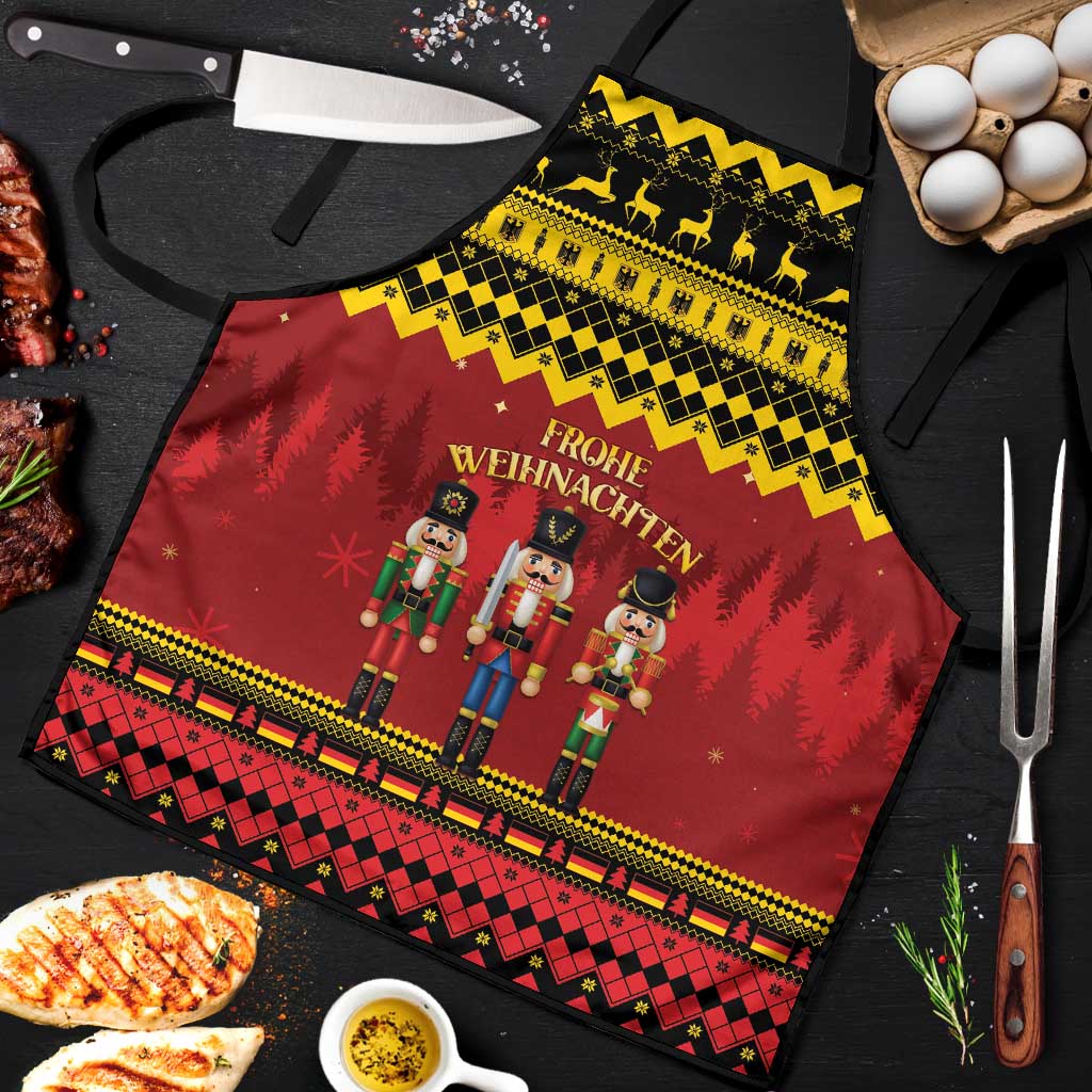 Germany Nussknacker Christmas Apron Crack Deez Nuts - Wonder Print Shop