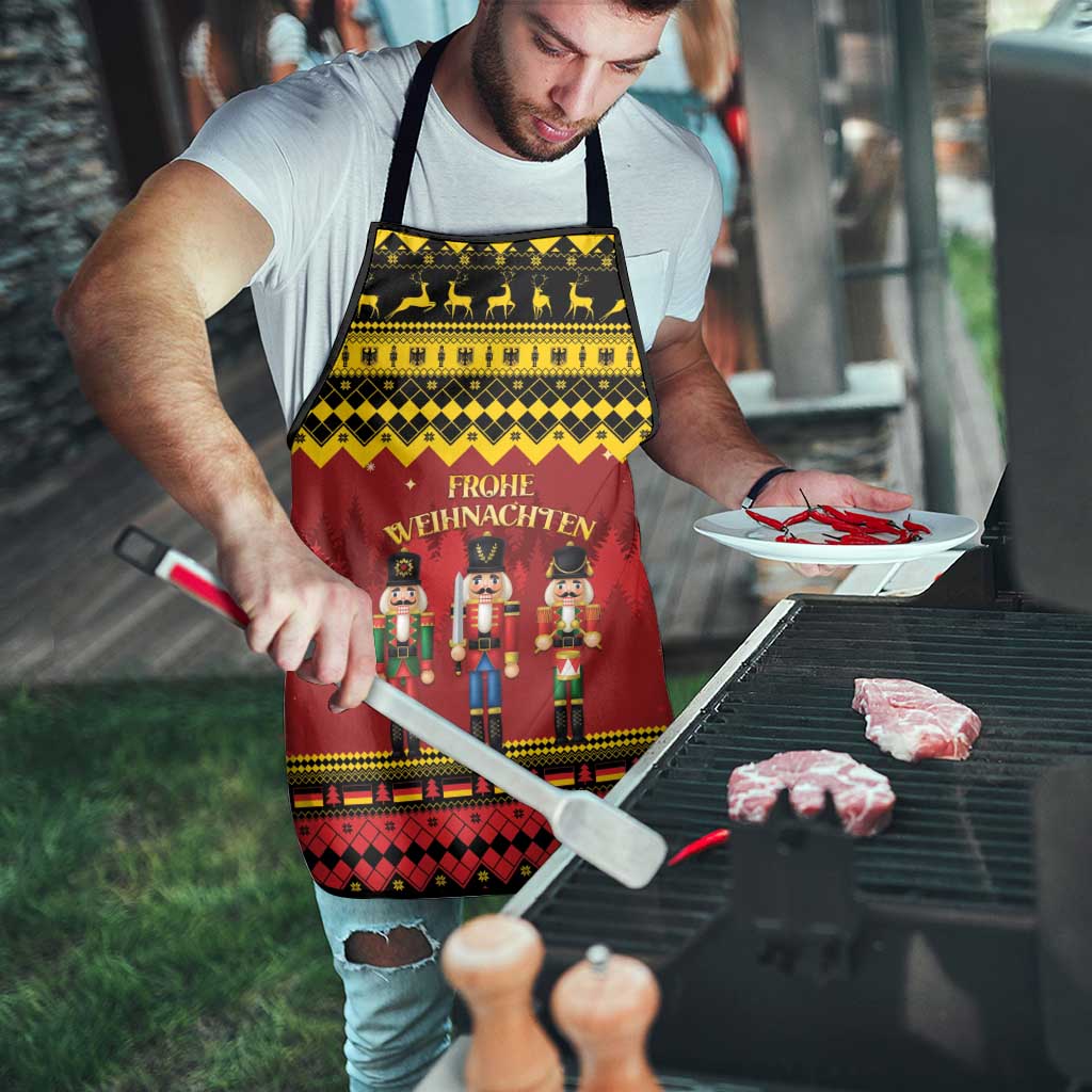 Germany Nussknacker Christmas Apron Crack Deez Nuts - Wonder Print Shop