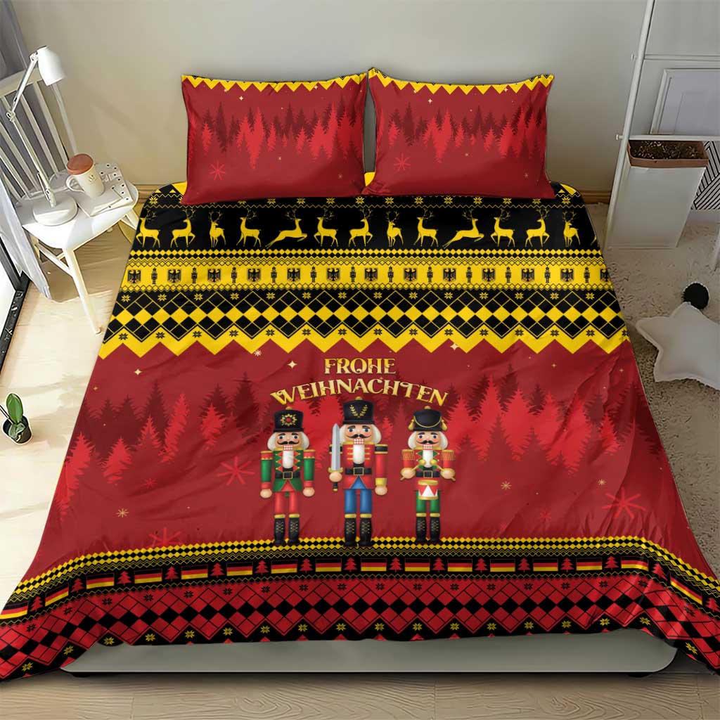 Germany Nussknacker Christmas Bedding Set Crack Deez Nuts - Wonder Print Shop