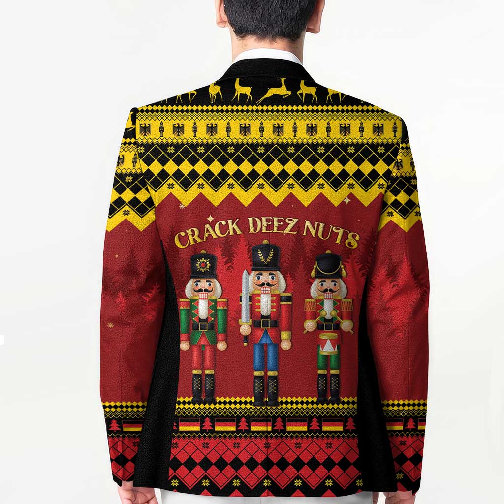 Germany Nussknacker Christmas Blazer Crack Deez Nuts - Wonder Print Shop
