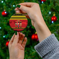 Germany Nussknacker Christmas Ceramic Ornament Crack Deez Nuts - Wonder Print Shop