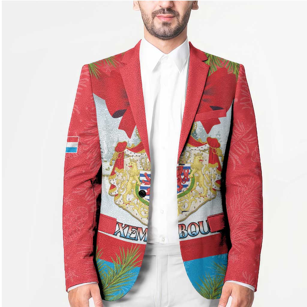 Personalised Luxembourg Christmas Blazer Schei Chreschtdeeg 2025 - Wonder Print Shop