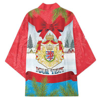 Personalised Luxembourg Christmas Kimono Schei Chreschtdeeg 2025 - Wonder Print Shop