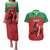 Custom Athletics Kenya Couples Matching Puletasi and Hawaiian Shirt Kenyan Runner - Wonder Print Shop