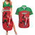 Custom Athletics Kenya Couples Matching Summer Maxi Dress and Hawaiian Shirt Kenyan Runner - Wonder Print Shop