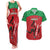 Custom Athletics Kenya Couples Matching Tank Maxi Dress and Hawaiian Shirt Kenyan Runner - Wonder Print Shop