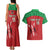 Custom Athletics Kenya Couples Matching Tank Maxi Dress and Hawaiian Shirt Kenyan Runner - Wonder Print Shop