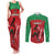 Custom Athletics Kenya Couples Matching Tank Maxi Dress and Long Sleeve Button Shirt Kenyan Runner - Wonder Print Shop