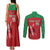 Custom Athletics Kenya Couples Matching Tank Maxi Dress and Long Sleeve Button Shirt Kenyan Runner - Wonder Print Shop