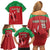 Custom Athletics Kenya Family Matching Off Shoulder Short Dress and Hawaiian Shirt Kenyan Runner - Wonder Print Shop