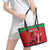 Custom Athletics Kenya Leather Tote Bag Kenyan Runner - Wonder Print Shop