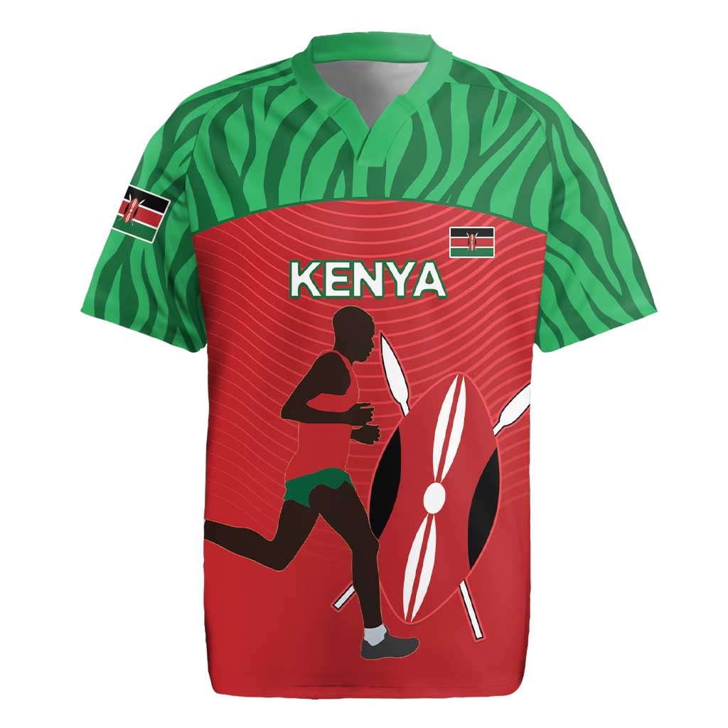 Custom Athletics Kenya Rugby Jersey Kenyan Runner - Wonder Print Shop