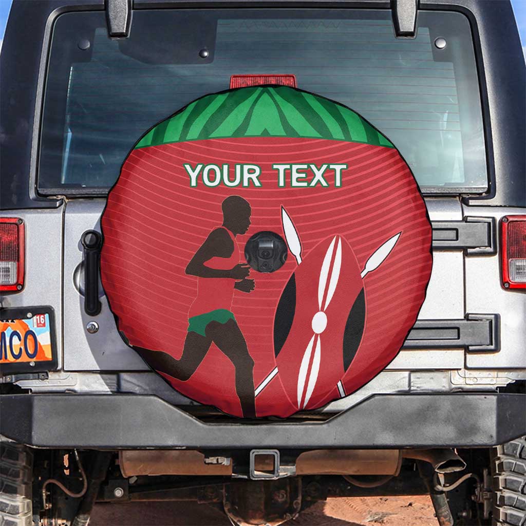 Custom Athletics Kenya Spare Tire Cover Kenyan Runner - Wonder Print Shop