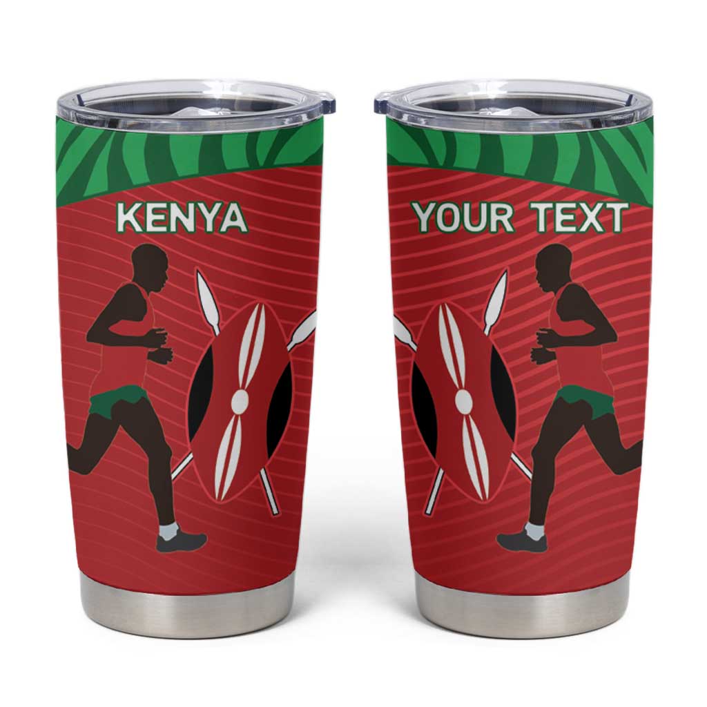 Custom Athletics Kenya Tumbler Cup Kenyan Runner