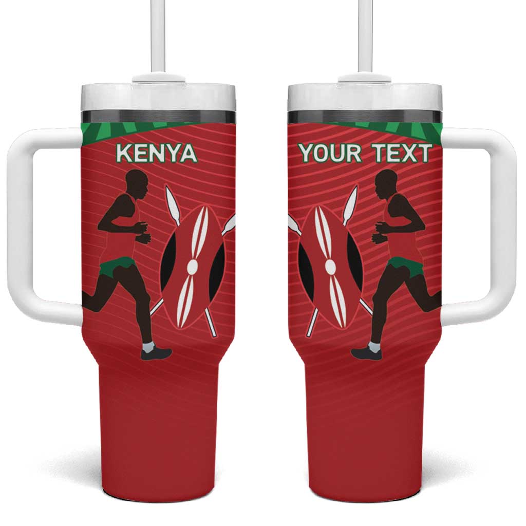 Custom Athletics Kenya Tumbler With Handle Kenyan Runner