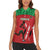 Custom Athletics Kenya Women Sleeveless Polo Shirt Kenyan Runner - Wonder Print Shop