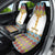 Ethiopian Epiphany Car Seat Cover Cross Mix Tilet Pattern