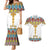 Ethiopian Epiphany Couples Matching Mermaid Dress and Hawaiian Shirt Cross Mix Tilet Pattern