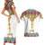 Ethiopian Epiphany Couples Matching Short Sleeve Bodycon Dress and Hawaiian Shirt Cross Mix Tilet Pattern