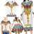 Ethiopian Epiphany Family Matching Long Sleeve Bodycon Dress and Hawaiian Shirt Cross Mix Tilet Pattern