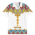 Ethiopian Epiphany Family Matching Mermaid Dress and Hawaiian Shirt Cross Mix Tilet Pattern