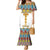 Ethiopian Epiphany Family Matching Mermaid Dress and Hawaiian Shirt Cross Mix Tilet Pattern