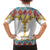 Ethiopian Epiphany Family Matching Off The Shoulder Long Sleeve Dress and Hawaiian Shirt Cross Mix Tilet Pattern