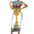 Ethiopian Epiphany Family Matching Short Sleeve Bodycon Dress and Hawaiian Shirt Cross Mix Tilet Pattern