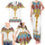 Ethiopian Epiphany Family Matching Tank Maxi Dress and Hawaiian Shirt Cross Mix Tilet Pattern