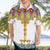 Ethiopian Epiphany Hawaiian Shirt Cross Mix Tilet Pattern - Wonder Print Shop