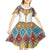 Ethiopian Epiphany Kid Short Sleeve Dress Cross Mix Tilet Pattern