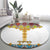 Ethiopian Epiphany Round Carpet Cross Mix Tilet Pattern