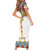 Ethiopian Epiphany Short Sleeve Bodycon Dress Cross Mix Tilet Pattern