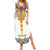 Ethiopian Epiphany Summer Maxi Dress Cross Mix Tilet Pattern