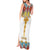 Ethiopian Epiphany Tank Maxi Dress Cross Mix Tilet Pattern