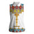 Ethiopian Epiphany Women Sleeveless Polo Shirt Cross Mix Tilet Pattern