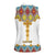 Ethiopian Epiphany Women Sleeveless Polo Shirt Cross Mix Tilet Pattern